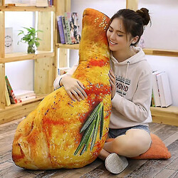 Universal Poulet en forme de jambe, oreiller de simulation en peluche et moelleux pas cher