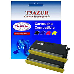 2 Toners Laser compatibles pour Brother DCP-1200, DCP-1400 (TN6600) - T3AZUR