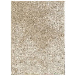 vidaXL Tapis ISTAN à poils longs aspect brillant beige 240x340 cm