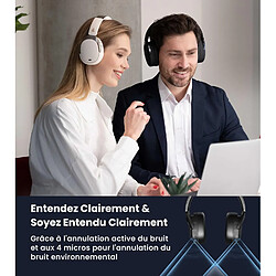 Avis Edifier WH950NB - Casque Bluetooth Réduction de Bruit Active, Audio sans Fil LDAC Hi-Res, 55H Autonomie, Bluetooth V5.3 -Noir