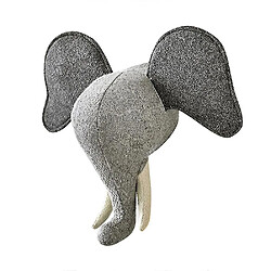 Acheter Universal Têtes d'animaux 3D Elephant Rhinoceros en peluche suspendus pour la chambre de bébé pour bébé