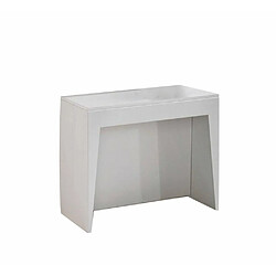 Inside 75 Table console extensible COSMIC blanc mat