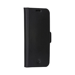 DBRAMANTE1928 Étui Folio pour iPhone 13 Pro en Cuir Copenhagen avec Porte-Cartes Noir