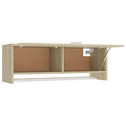 Acheter vidaXL Garde-robe chêne sonoma 100x32,5x35 cm bois d'ingénierie