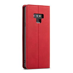 Avis Wewoo Housse Coque Pour Galaxy Note9 Forwenw Dream Series Oil Edge Fort Magnetism Horizontal Flip en cuir avec support et fentes cartes et portefeuille et cadre photo rouge