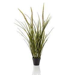 Emerald Herbe de sétaire artificielle 90 cm en pot