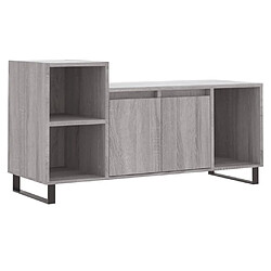 Maison Chic Meuble TV scandinave gris - Banc TV pour salon Sonoma 100x35x55 cm Bois d'ingénierie -MN37118