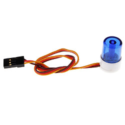 voiture multifonctions rc led alarme stroboscopique clignotant LED bleu clair