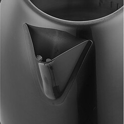 Bouilloire électrique 1.8L inox sans fil noir Herzberg HG5011-BLK