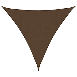 vidaXL Voile d'ombrage 160 g/m² Marron 4,5x4,5x4,5 m PEHD