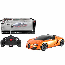 Rastar Voiture radiocommandée Bugatti Veyron 1:18 Orange 53900