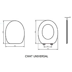 Avis Kiamami Valentina SIÈGE ABATTANT WC UNIVERSELLE EN BLANC DÉCAPÉ VIEILLI SHABBY