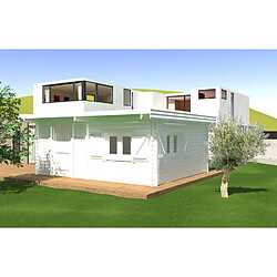 Acheter Abri de jardin 25,38m² blanc - er5040.02 - HABRITA