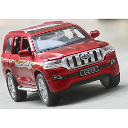 Universal 1: 32 Toyota Prado SUV moulé sous pression alliage modèle moulé sous pression jouets son et lumière arrière jouets pour enfants collection cadeaux Livraison gratuite | Voiture jouet moulée sous pression (rouge) pas cher