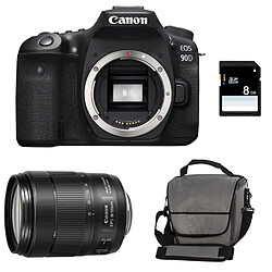 PACK CANON EOS 90D + 18-55 IS STM + Sac + SD 8Go