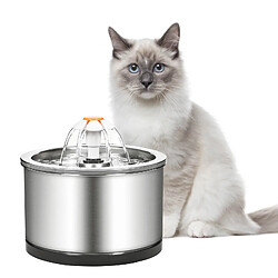 Universal Distributeur automatique de fontaine pour chat 2,5 litres pour chien Bol d'eau potable Bol d'alimentation pour animal de compagnie Boisson d'eau pour animal de compagnie Fournitures d'arrosage pour chat