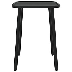 Avis vidaXL Table de jardin anthracite 50x50x71 cm acier