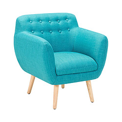 Beliani Fauteuil Melby - Turquoise