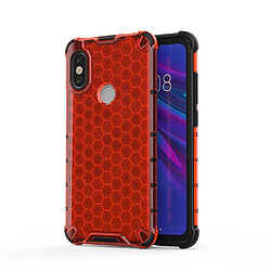 Wewoo Coque Souple Pour Xiaomi Redmi Note5 / Note5 Pro Shockproof PC + TPU en nid d'abeille Rouge