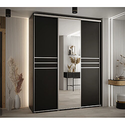 Abiks Meble Armoire Davos 11 À Portes Coulissantes 235,2/190/45 3 Portes