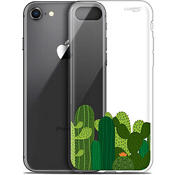 Caseink Coque arrière Apple iPhone 7/8 (4.7 ) Gel HD [ Nouvelle Collection - Souple - Antichoc - Imprimé en France] Cactus