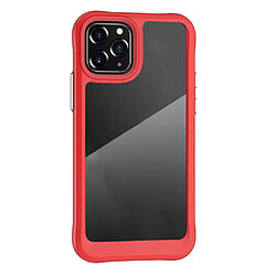 Coque en TPU + acrylique transparent, hybride rouge pour votre Apple iPhone 13 Pro 6.1 pouces