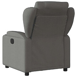 Acheter vidaXL Fauteuil inclinable de massage électrique gris foncé tissu