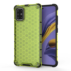 Wewoo Coque Pour Galaxy A51 Shockproof Honeycomb PC + TPU Housse de protection Vert