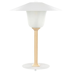 Beliani Lampe à poser MOPPY Bois Blanc