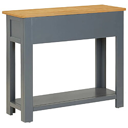 Avis vidaXL Table console 83x30x73 cm Bois de chêne massif