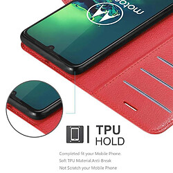 Cadorabo Coque Motorola MOTO G8 PLUS Etui en Rouge pas cher