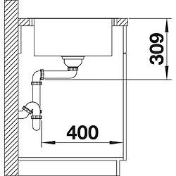 Blanco Évier de cuisine LEMIS, 525114 pas cher