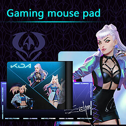 Acheter Universal Logitech kDa G840 Tapis de souris gaming 900 * 400 * 3mm K/DA Tapis de souris gaming Clavier Tableau Tableau LOL PUBG Tableau PC Gamer