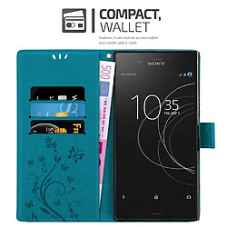 Avis Cadorabo Coque Sony Xperia XZ1 Etui en Bleu