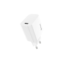 Muvit Chargeur Secteur USB-C 20W Plastique Recyclé Blanc