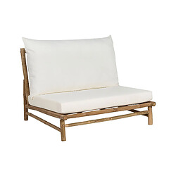 Beliani Chaise de jardin TODI Bois Blanc cassé