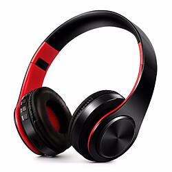 Wewoo Casque sans fil stéréo Bluetooth HIFI pour tablette Xiaomi iPhone Sumsamg, avec micro, carte SD de soutien et FM (noir doré)