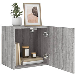 Acheter vidaXL Meuble TV mural sonoma gris 40,5x30x40 cm bois d'ingénierie