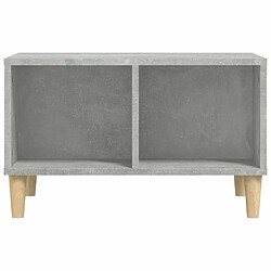 Maison Chic Table basse,Table Console Table d'appoint, Table pour salon Gris béton 60x50x36,5 cm Bois d'ingénierie -MN39079 pas cher