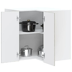 vidaXL Armoire d'angle murale de cuisine Lucca sonoma gris