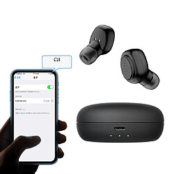 Yonis Ecouteurs Bluetooth Stéréo Sans Fil Noir pas cher