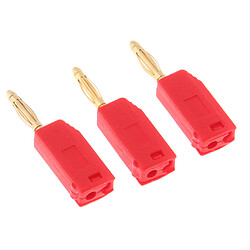 Avis 5Pieces 2mm Banana Plug pour Sondes de Test Instrument Meter Connector red