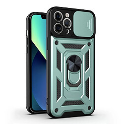 Coque en TPU antichute avec béquille vert pour votre Apple iPhone 13 Pro 6.1 pouces