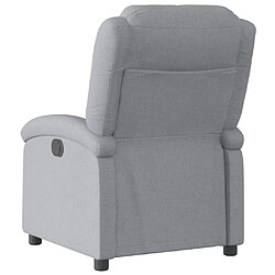 Acheter Maison Chic Fauteuil Relax pour salon, Fauteuil inclinable électrique Gris clair Tissu -GKD23182