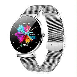 Yonis Montre Connectée Argenté Écran AMOLED 1.3