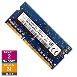 Barrette Mémoire 2Go RAM DDR3 Hynix HMT425S6AFR6A-PB SO-DIMM PC3L-12800 1600MHz 1Rx16 - Reconditionné