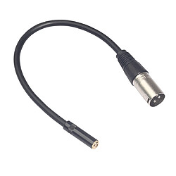 Avis rca / xlr femelle vers xlr mâle xlr adaptateur de câble pour casque audio ligne 30cm a