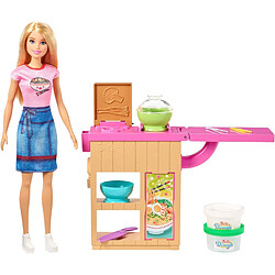 Mattel Barbie Série You Can Be Anything Kit de Jeu avec Machine à Nouille Multicolore