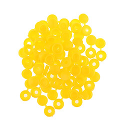 Capuchons à vis à pression à charnière en plastique à charnière en plastique avec couvercle décoratif, 50pcs, jaune