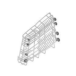 Panier inferieur lave-vaisselle beko